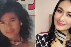 9 Potret dulu dan kini Iis Dahlia, pesonanya tak pudar dengan ciri khas kumis tipisnya