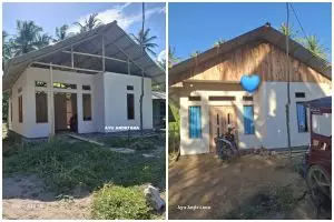 Dicibir rumahnya cuma pakai dinding dari papan semen, 9 potret interiornya justru estetik serba biru