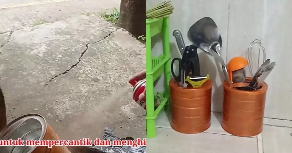 Cara bikin tempat penyimpanan pisau agar tak berantakan © YouTube Cara bikin tempat penyimpanan pisau agar tak berantakan © YouTube