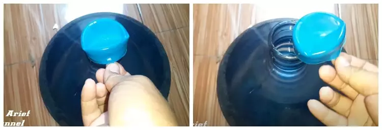 trik mudah membuka tutup galon isi ulang © YouTube