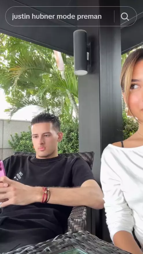 Jennifer Coppen Justin Hubner video call © TikTok