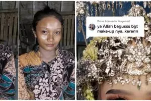 Hasilnya bak Barbie, wanita berkulit sawo matang eksotis ini dirias jadi pengantin adat Sunda