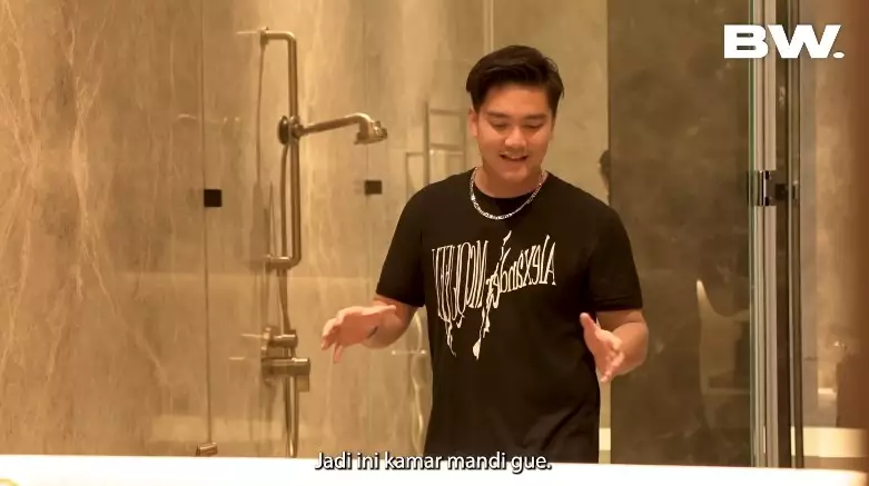 kamar mandi Boy William canggih © YouTube