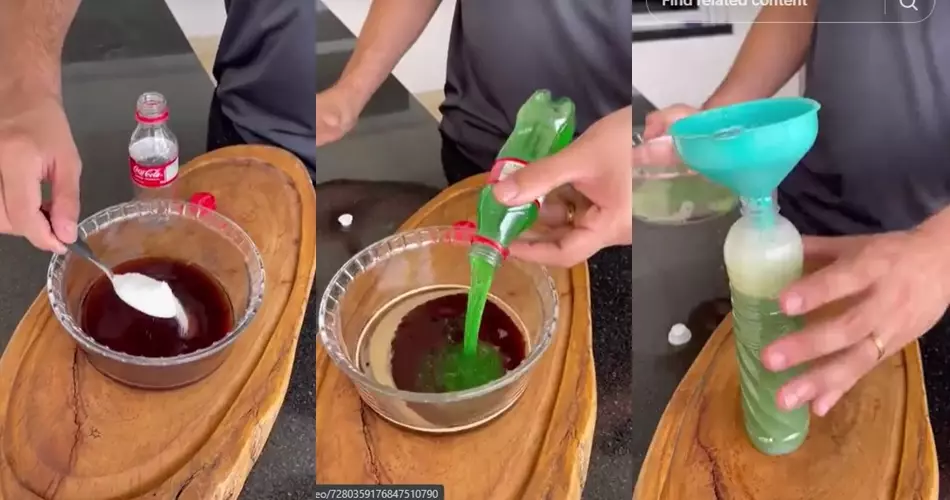 Trik bersihkan noda gosong di pantat panci pakai soda © TikTok