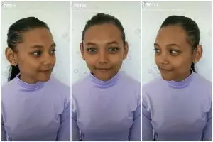 Bikin lupa wajah aslinya, begini transformasi remaja berkulit eksotis dimakeup mirip Barbie