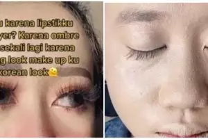 Transformasi manten Jawa dirias MUA ala Korean look jadi manglingi, sempat dikritik dempul ketebalan