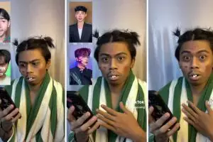 Transformasi pria makeup jadi cowok Korea ini bikin refleks senyum sendiri, hasilnya diluar ekspektasi