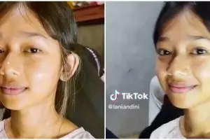 Potret before-afternya bikin takjub, gadis polos ini dirias MUA jadi mirip Nikita Willy 