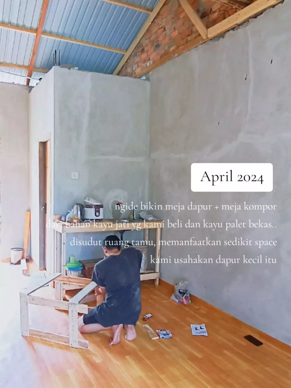 renovasi dapur sementara estetiknya bikin kagum © TikTok renovasi dapur sementara estetiknya bikin kagum © TikTok