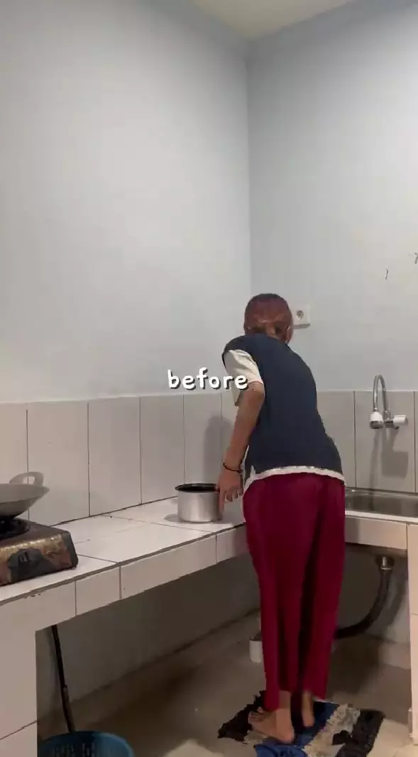 makeover dapur kos bak foto pinterest © TikTok makeover dapur kos bak foto pinterest © TikTok