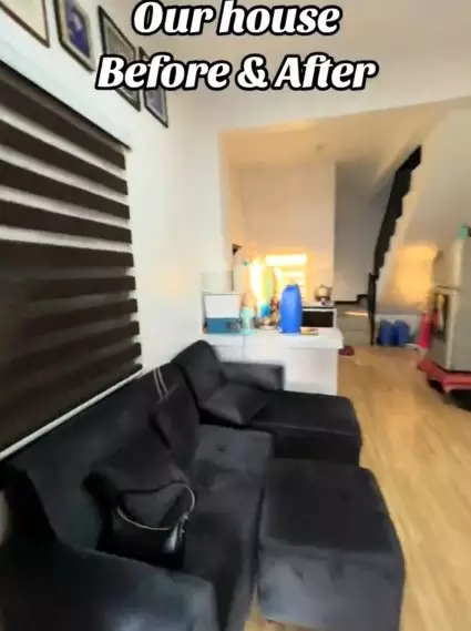 Rumah seng bak gudang rongsok direnovasi © TikTok