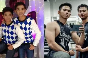 11 Transformasi dari dulu awal karier Rizki dan Ridho DA hingga kini jadi binaragawan, badannya kekar