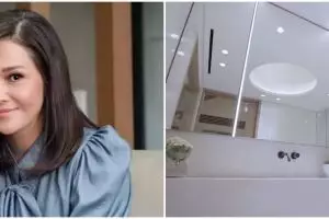 Rumahnya berkonsep ala vila di Afrika, 9 potret kamar mandi Maia Estianty ini dilengkapi AC central