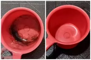 Cara ampuh bersihkan lumut di gayung kamar mandi pakai 1 bahan dapur, nyaman dipakai lagi