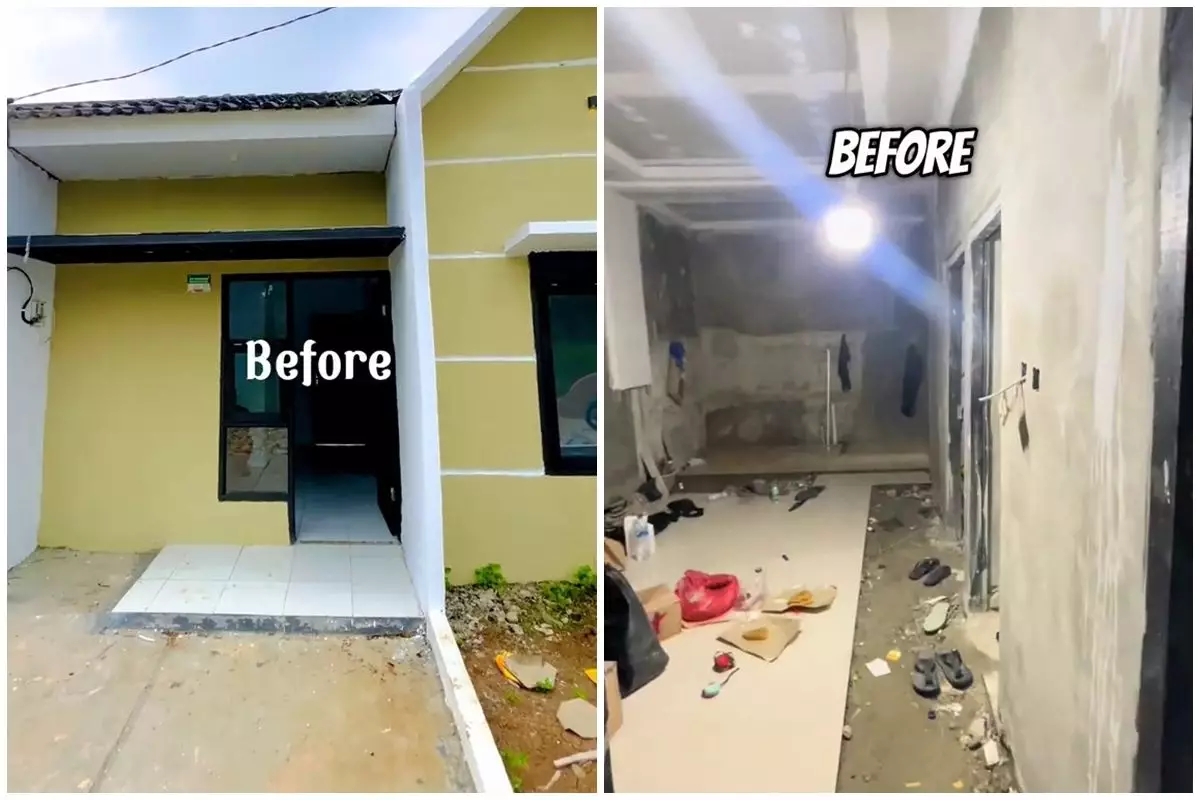 Awalnya mirip hunian tak berpenghuni, ini 9 potret rumah subsidi tipe 27 usai makeover hasilnya ciamik