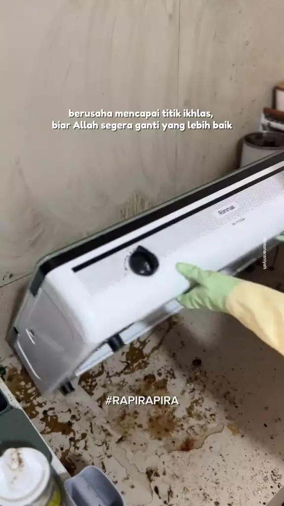 makeover dapur setelah terbakar © 2025 TikTok