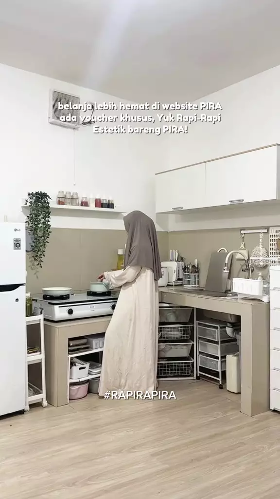 makeover dapur setelah terbakar © 2025 TikTok