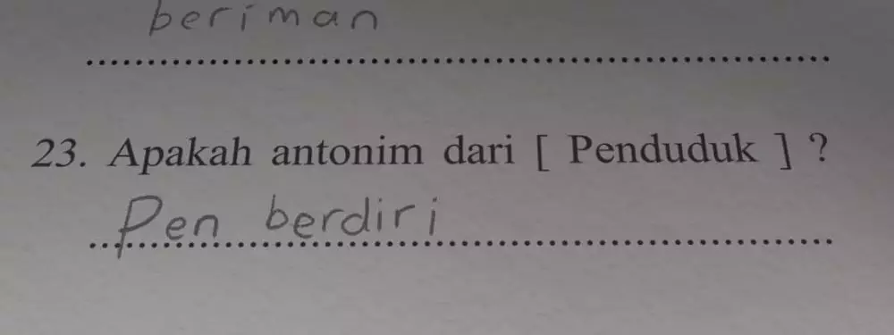 jawaban lucu soal bahasa © berbagai sumber jawaban lucu soal bahasa © berbagai sumber