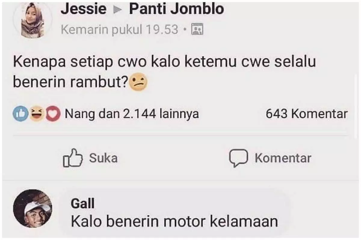 13 Jawaban kocak dan nyeleneh di postingan Facebook ini bukti warganet +62 nggak pernah serius
