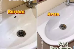 Trik bikin pembersih serbaguna untuk kamar mandi pakai 3 bahan dapur, tak perlu boros beli sabun