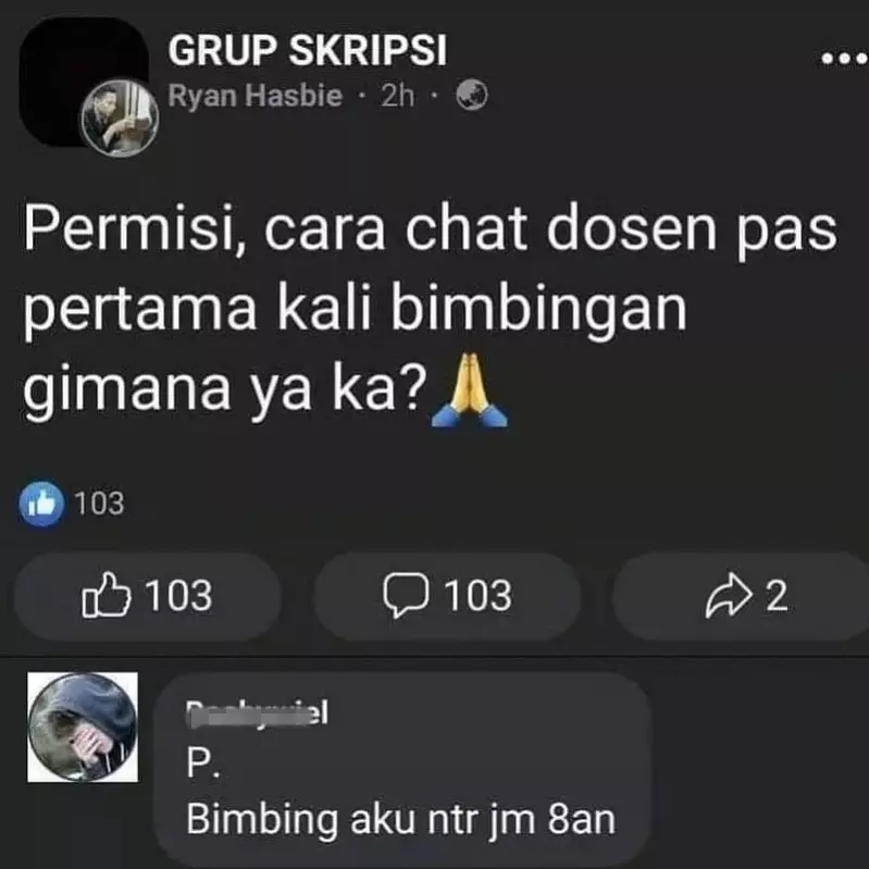 jawaban warganet di kolom komentar © Instagram
