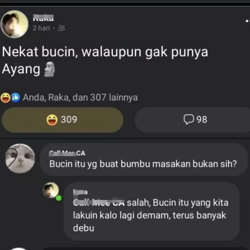 jawaban warganet di kolom komentar © Instagram