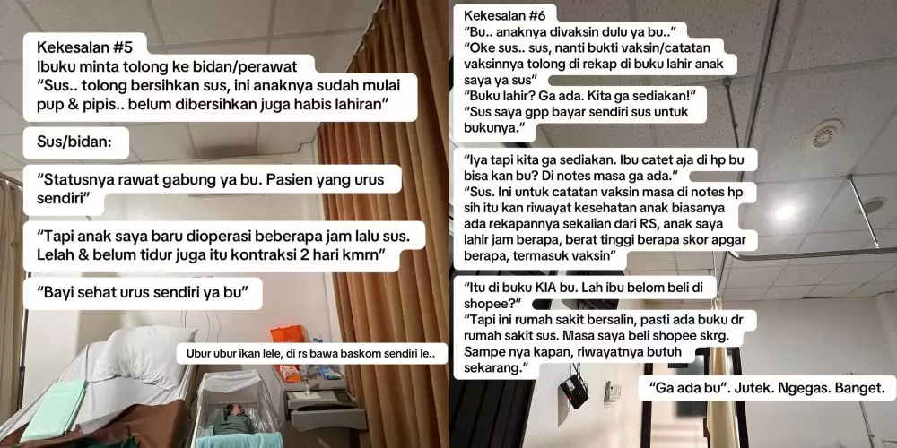 Wanita pelayanan buruk saat lahiran BPJS © TikTok Wanita pelayanan buruk saat lahiran BPJS © TikTok