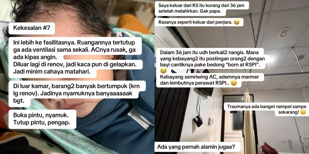 Wanita pelayanan buruk saat lahiran BPJS © TikTok Wanita pelayanan buruk saat lahiran BPJS © TikTok