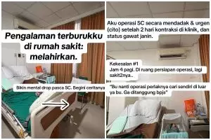 Wanita ini ngeluh dapat pelayanan buruk saat lahiran pakai BPJS, curhatannya tuai nyinyiran emak-emak
