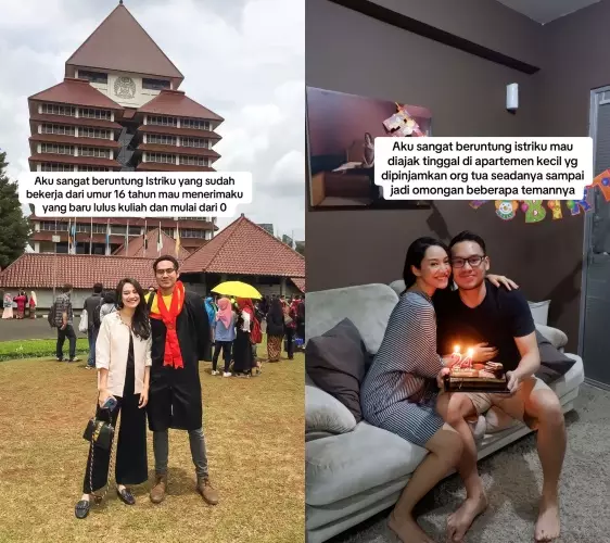 Istrinya dipuji beruntung Rama Sahetapy ungkap fakta © TikTok Istrinya dipuji beruntung Rama Sahetapy ungkap fakta © TikTok