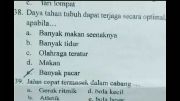 pilihan ganda jawaban kocak © 2025 berbagai sumber