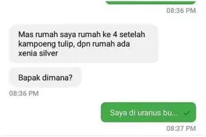 11 Jawaban lucu driver ojek online ditanya posisi ini bikin customer gigit jari