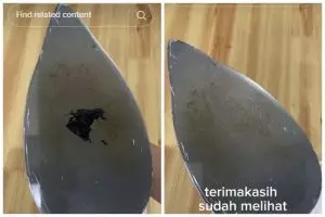 Jangan disikat pakai pasta gigi, ini cara ampuh bersihkan noda plastik di setrika pakai 1 bahan dapur