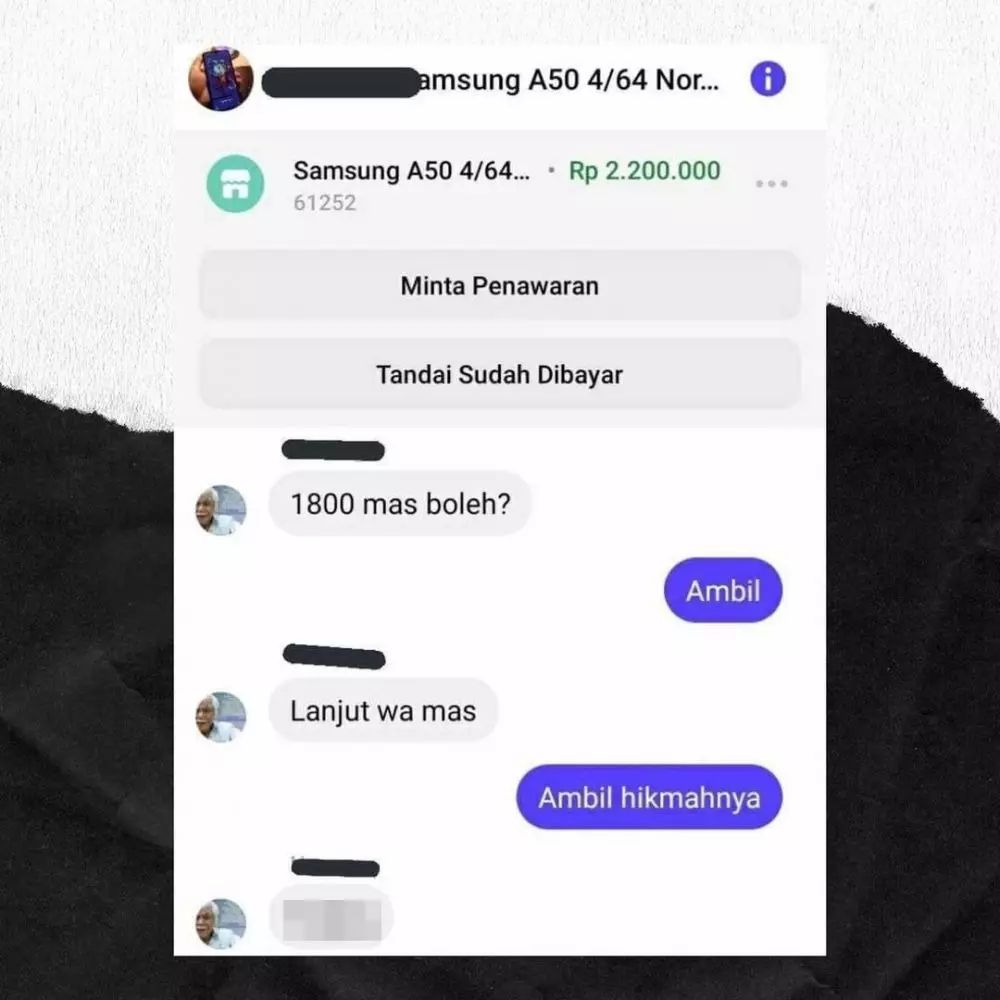 chat lucu jawaban nyeleneh penjual olshop © 2021 instagram.com