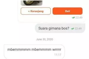 13 Jawaban nyeleneh penjual online shop di chat ini endingnya bikin kesal, auto bintang 1