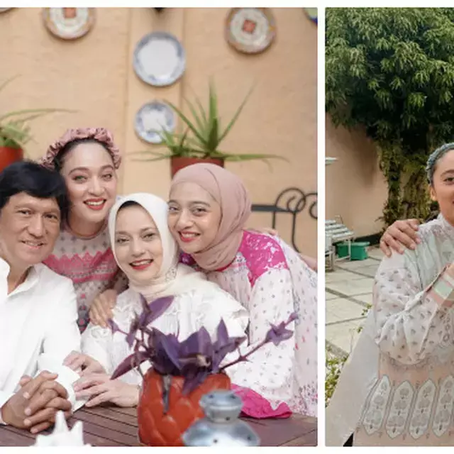 Chiki Fawzi ungkap momen lebaran perdana tanpa bunda dalam 6 potret, kehadiran Marissa Haque terasa