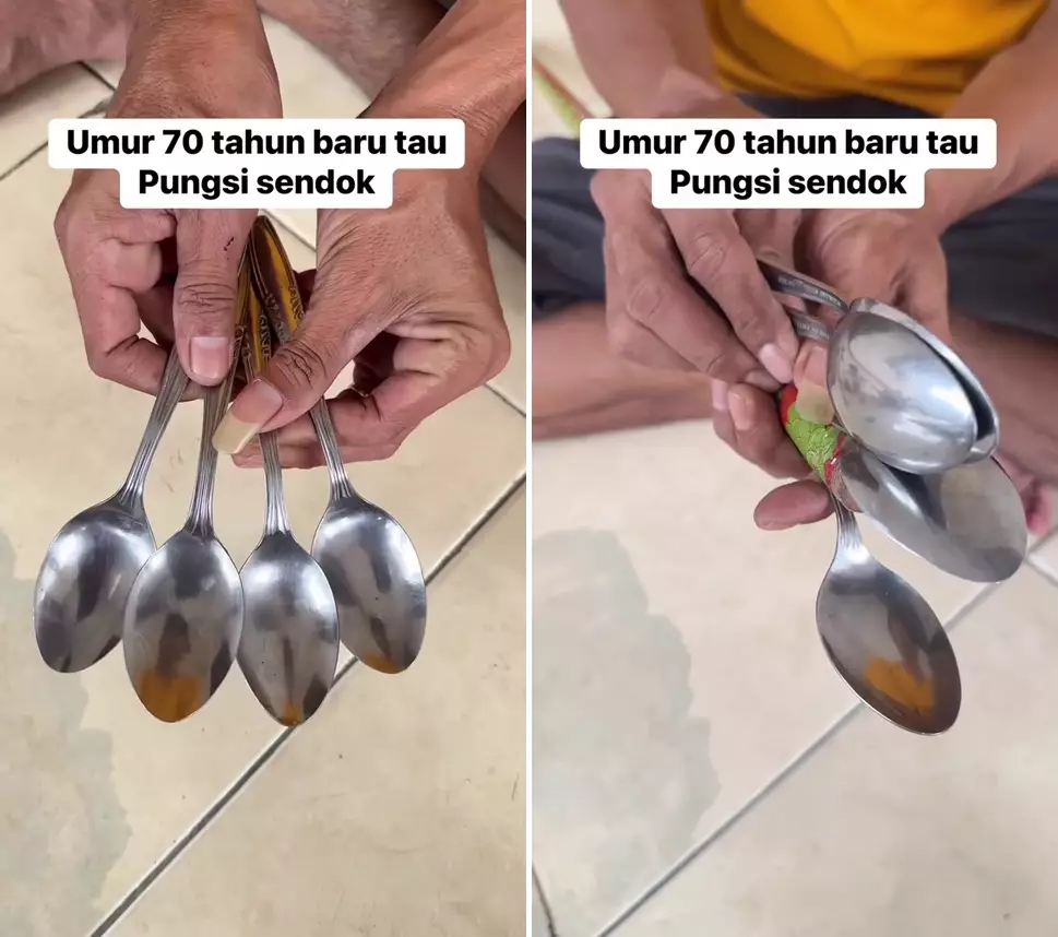 fungsi sendok pasang lampu di langit-langit © 2025 Facebook