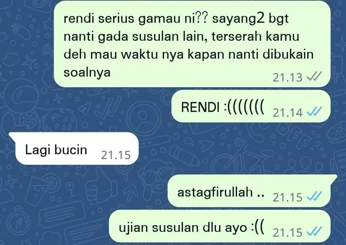 jawaban lucu orang saat ditanya soal pelajaran ini asal banget © 2025 X