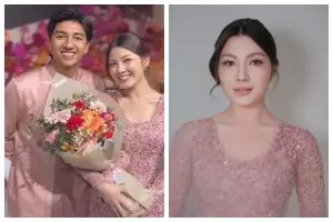 Tampil natural saat lamaran, ini 5 potret detail makeup Haviza Devi dengan nuansa romantic serba pink