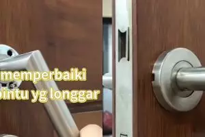 Tak perlu ganti baru, ini cara mudah atasi gagang pintu longgar tanpa bantuan alat dalam 1 menit