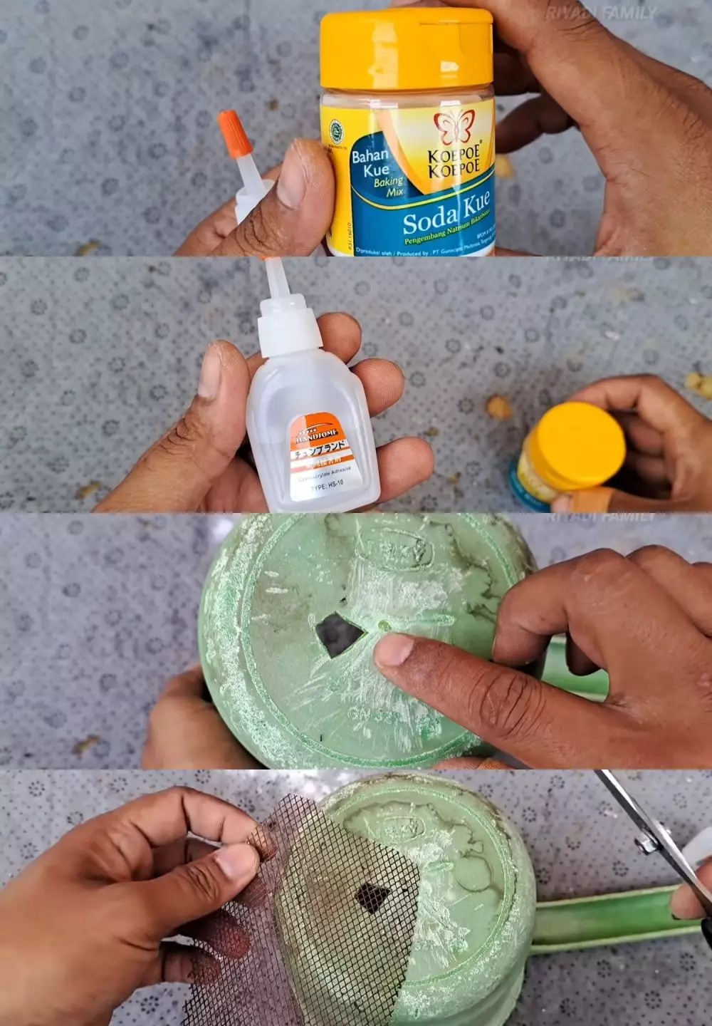  trik menambal gayung yang jebol © berbagai sumber