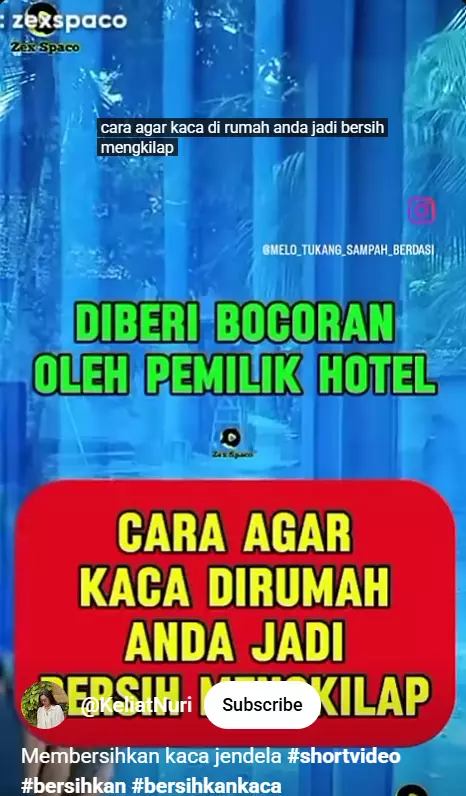 Trik simpel bersihkan kaca kusam cuma tanpa cairan khusus, cukup tambah 1 bumbu masak  berbagai sumber Trik simpel bersihkan kaca kusam cuma tanpa cairan khusus, cukup tambah 1 bumbu masak  berbagai sumber