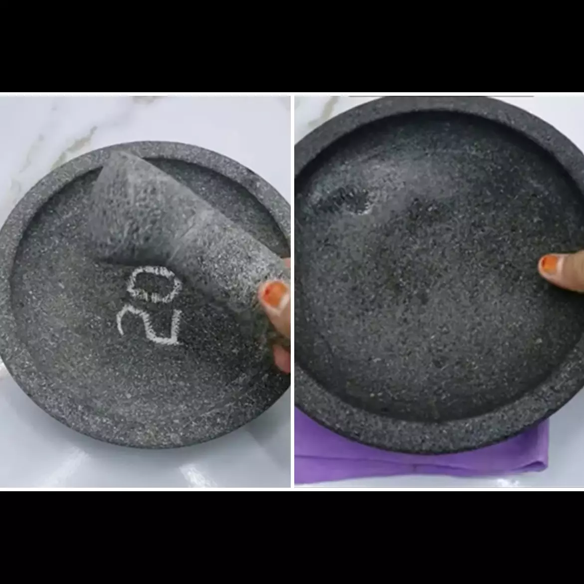 Jangan cuma dicuci sabun, ini trik bersihkan cobek batu baru agar tak bikin warna ulekan jadi abu-abu