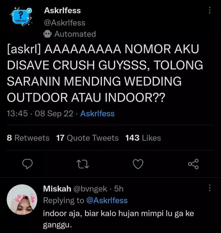 jawaban lucu X © 2025 X