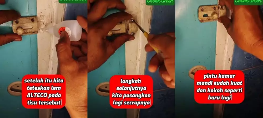 cara atasi kunci pintu kamar mandi rusak © berbagai sumber