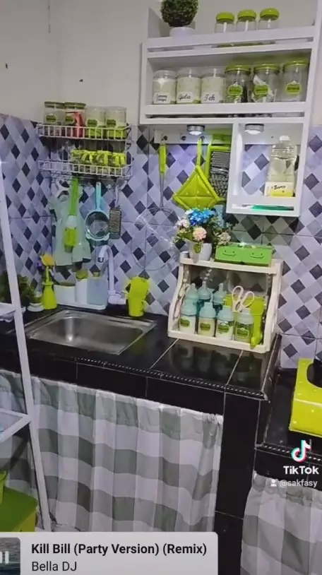 dapur mungil usai makeover jadi ala Korea © 2025 TikTok