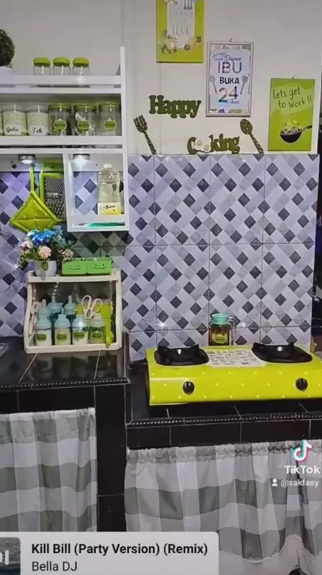 dapur mungil usai makeover jadi ala Korea © 2025 TikTok