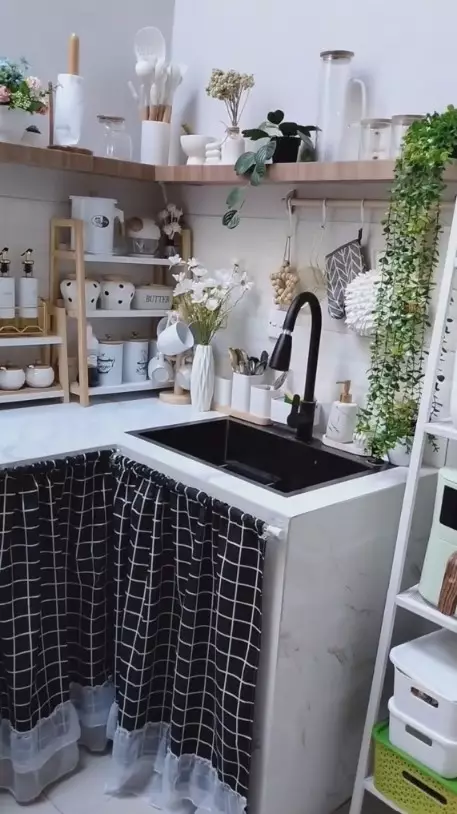 dapur mungil usai makeover jadi ala Korea © 2025 TikTok