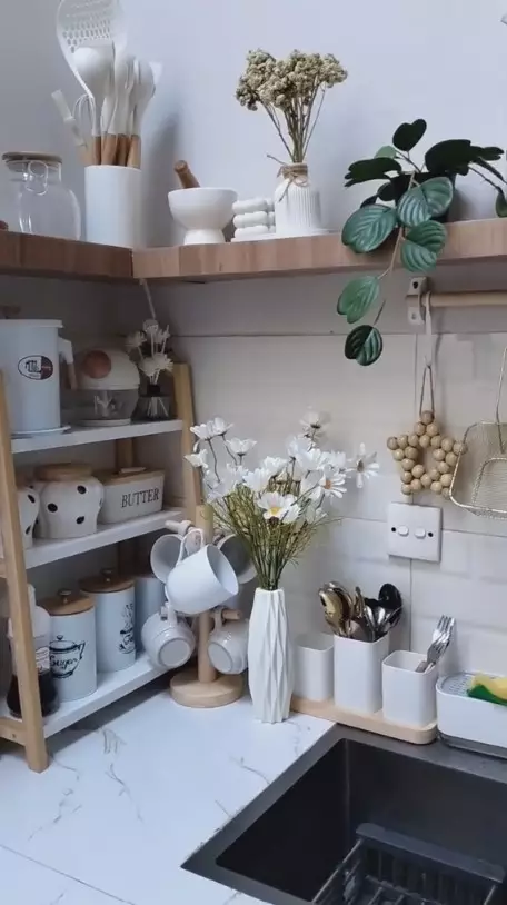 dapur mungil usai makeover jadi ala Korea © 2025 TikTok