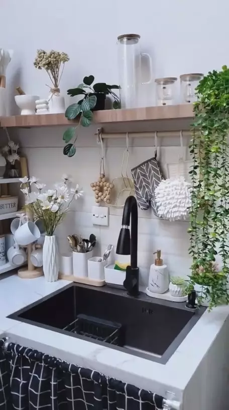 dapur mungil usai makeover jadi ala Korea © 2025 TikTok